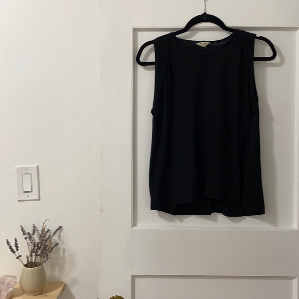 Madewell | Overture Swing Tank Black S